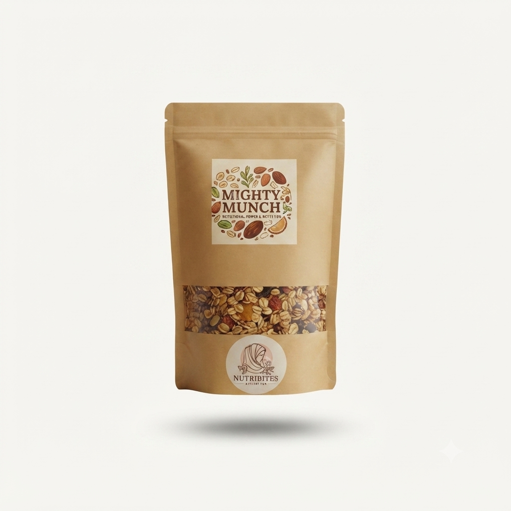 "Honey Flavored Granola Crunch – Premium Nutritional Blend by NutriBites"