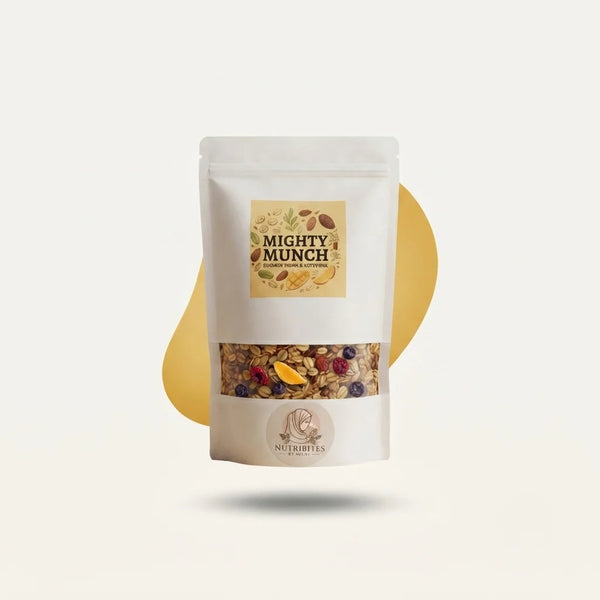 Mighty Munch Mango Granola – Premium Crunchy Breakfast & Snack